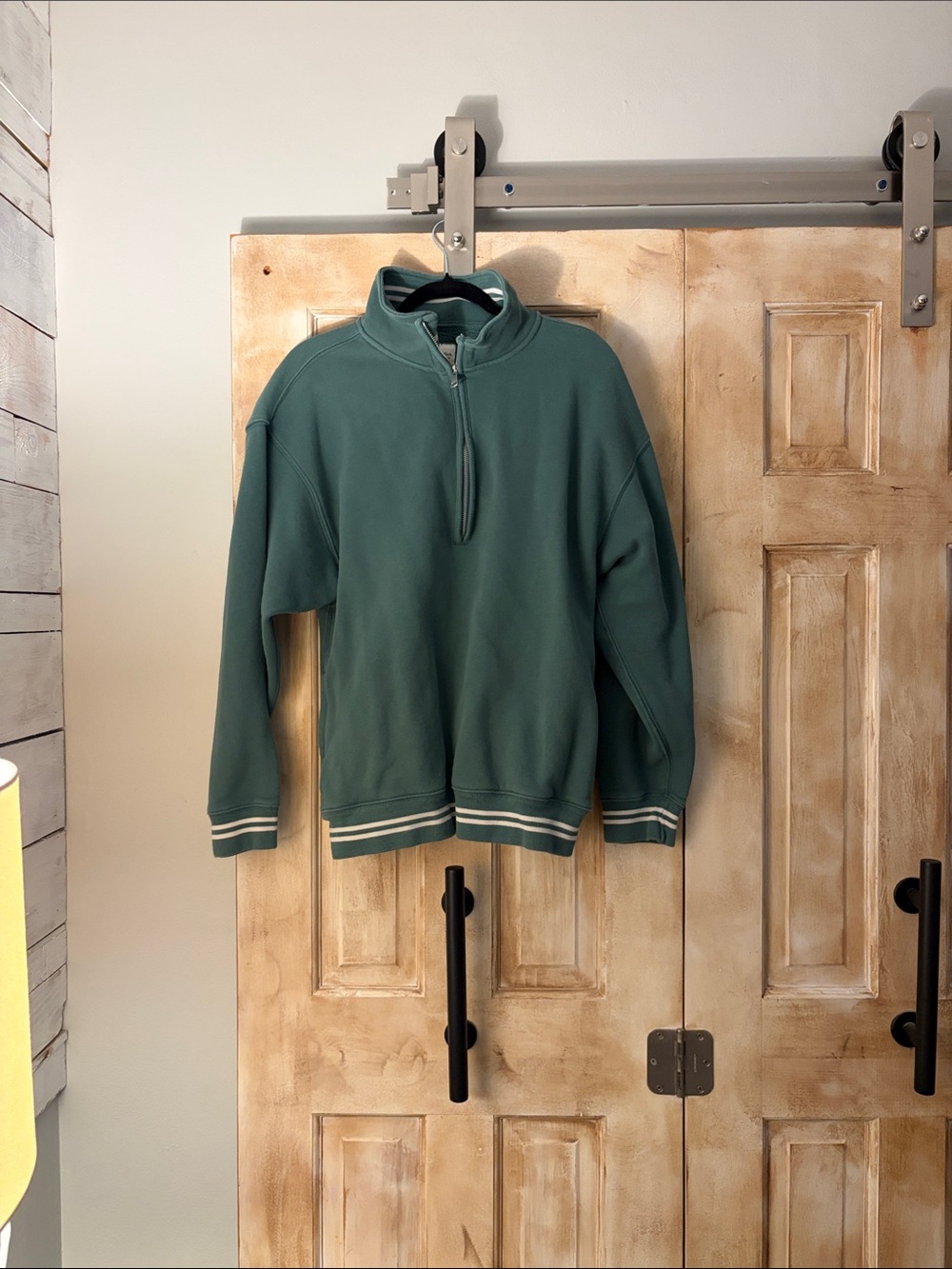 Abercrombie & Fitch Teal Half-Zip Pullover